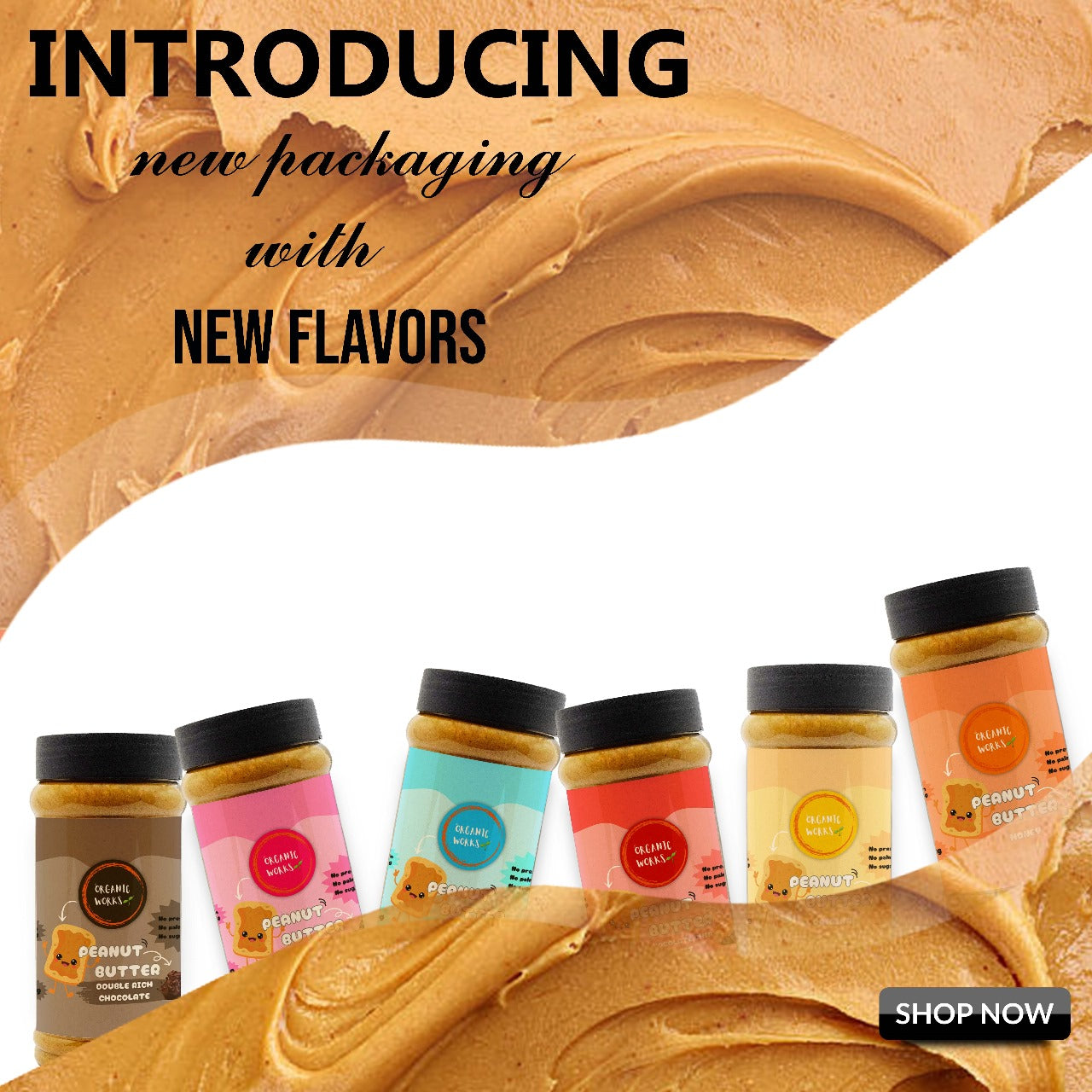 Nutty Delight: Flavored Peanut Butter